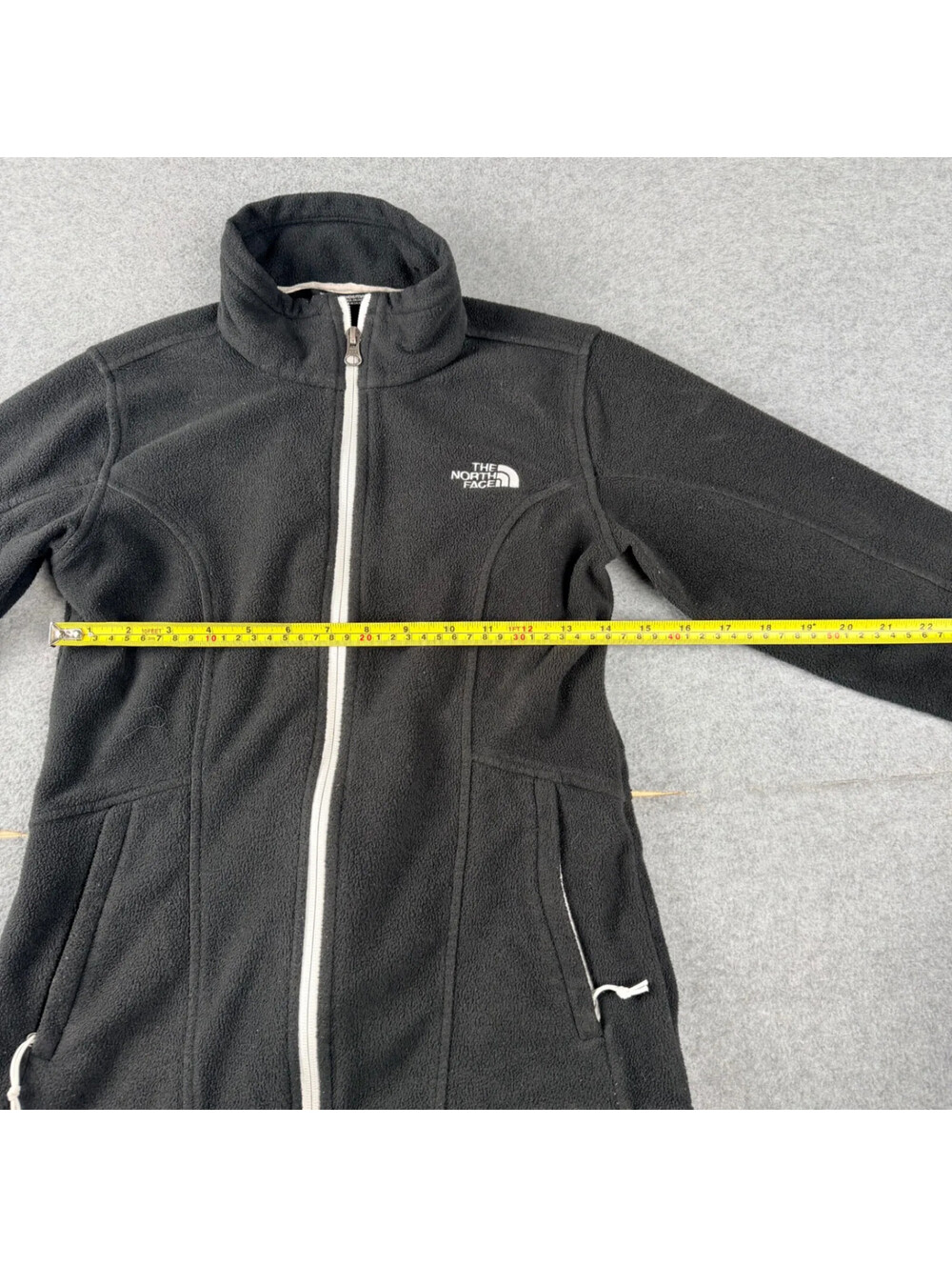 The North Face Womens Fleece Jacket XS Black Full Zip Long Sleeve Outdoor - Picture 2 of 8